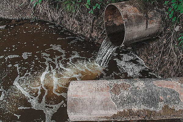 Image of an outflow pipe