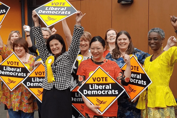 A group of female Lib Dems