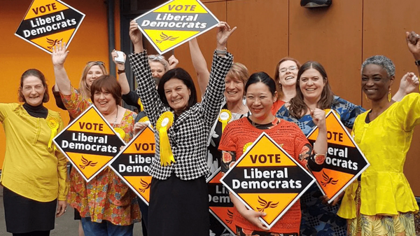 A group of female Lib Dems