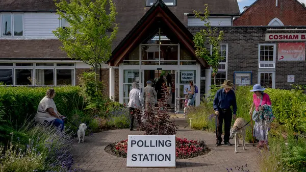 Cosham Baptist Chuch as a Polling Station